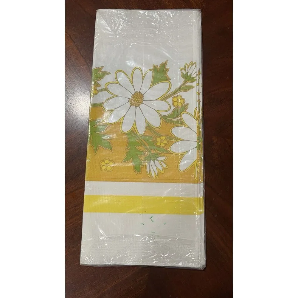 Vtg Hallmark PAPER TABLECLOTH 60